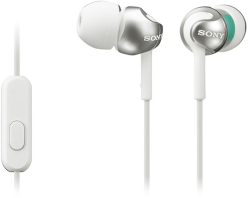 Oordopjes Sony EX110AP microfoon zwart 