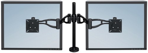 Monitorarm Fellowes Professional Series dubbel zwart