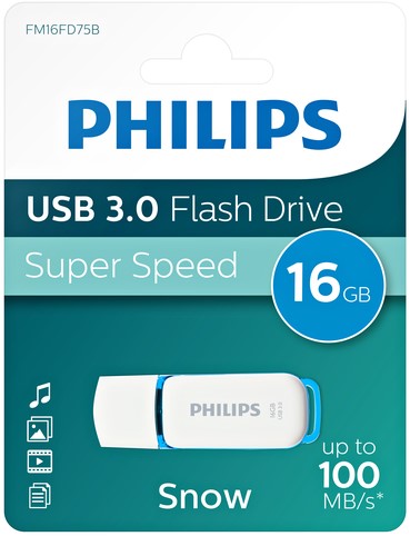 USB-stick 3.0 Philips Snow 16GB - blauw-3