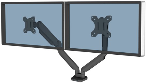 Monitorarm Fellowes Platinum Series Dual zwart