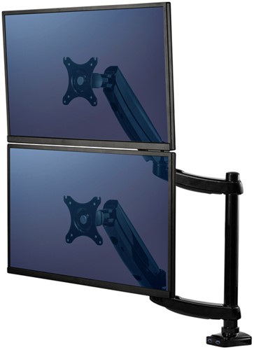 Monitorarm Fellowes Platinum Series dubbele verticale monitorarm