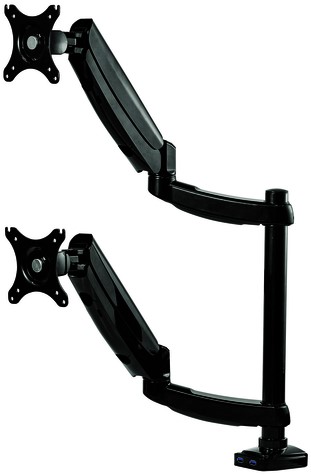 Monitorarm Fellowes Platinum Series dubbele verticale monitorarm-2