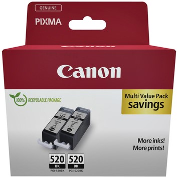 Inktcartridge Canon PGI-520 twinpack pk/2