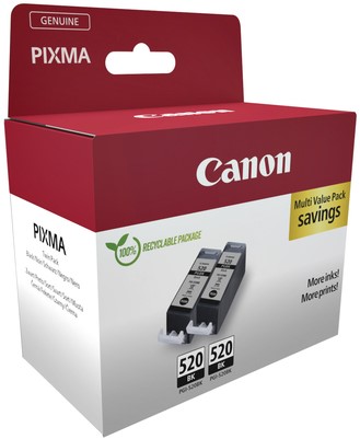 Inktcartridge Canon PGI-520 twinpack pk/2-2