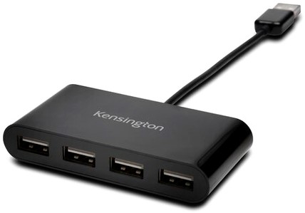 Hub USB 2.0 4 poorten Kensington