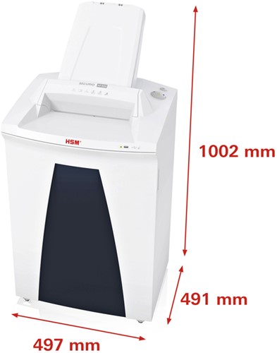 Papiervernietiger HSM securio AF500 4.5x30mm-2