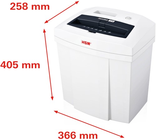 Papiervernietiger HSM securio C14 3.9mm-2