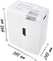 Papiervernietiger HSM shredstar X6PRO 2x15mm + CD-2
