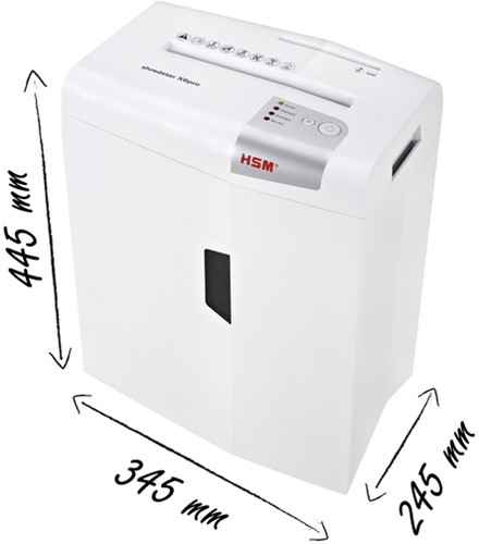 Papiervernietiger HSM shredstar X6PRO 2x15mm + CD-2
