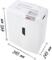 Papiervernietiger HSM shredstar X10 4x35mm + CD-2