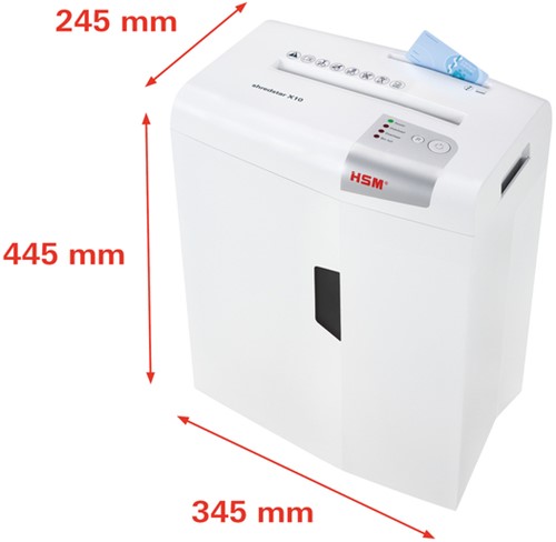 Papiervernietiger HSM shredstar X10 4x35mm + CD-2