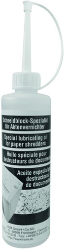 Olie papiervernietiger HSM 250ml