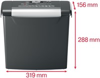 Papiervernietiger Rexel Momentum S206 stroken 6mm-2