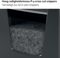 Papiervernietiger Rexel Momentum X420 snippers 4x40mm-10