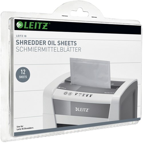 Olie voor papiervernietiger sheet Leitz IQ pk/12