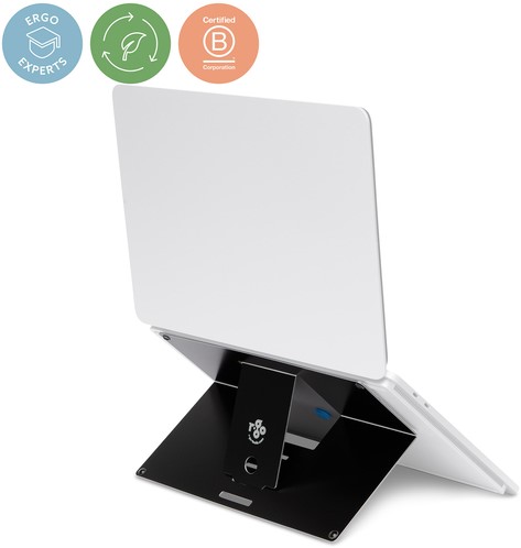 Laptopstandaard R-Go Tools attachable zwart