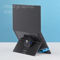 Laptopstandaard R-Go Tools attachable zwart-3
