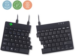 Toetsenbord R-Go Tools split break zwart