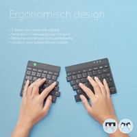 Toetsenbord R-Go Tools split break zwart-3