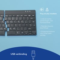 Toetsenbord R-Go Tools split break zwart-2
