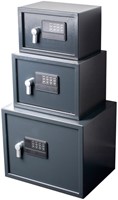 Kluis Pavo 350x250x250mm elektronisch donkergrijs-1