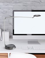 Bureaulamp Maul Space dimbaar zilvergrijs-2