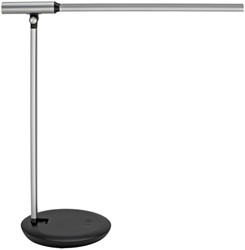 Bureaulamp Maul Rubia met usb poort zilvergrijs
