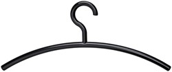 Kledinghanger MAUL acryl zwart pk/5