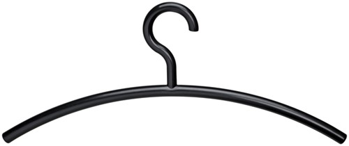 Kledinghanger MAUL acryl zwart pk/5