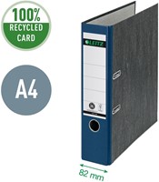 Ordner Leitz 1080 180° 80mm karton A4 blauw-2