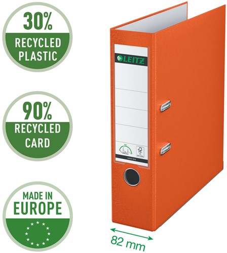 Ordner Leitz A4 80mm oranje-3