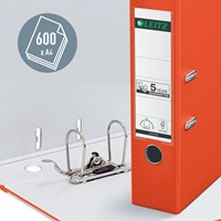 Ordner Leitz A4 80mm licht rood-1