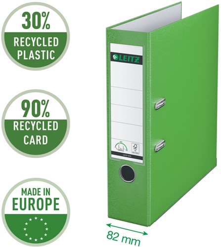 Ordner Leitz A4 80mm licht groen-3