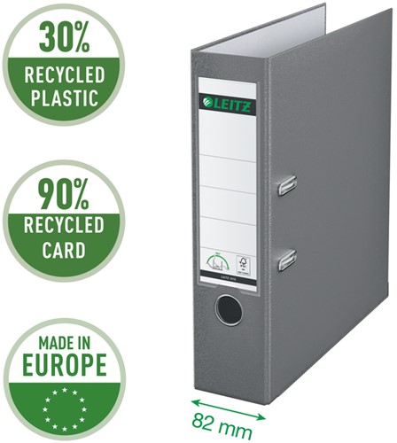 Ordner Leitz A4 80mm grijs-3