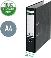 Ordner Leitz karton A4 80mm wolkmarmer 1080-7