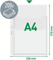 Showtas Leitz premium A4 PP expansievouw pk/5-4