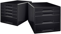 Ladenkastje Leitz 4 laden zwart-3