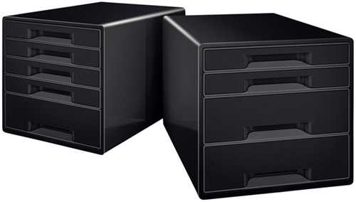 Ladenkastje Leitz 4 laden zwart-3