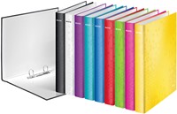 Ringband Leitz WOW A4 4-rings D-mechaniek 25mm karton wit-3