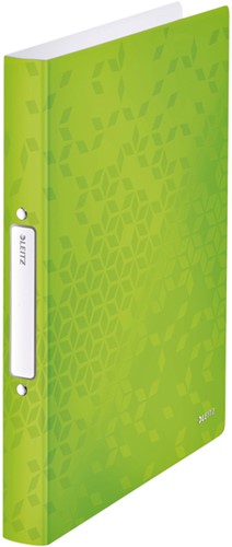 Ringband Leitz WOW A4 2r O-mechaniek 25mm PP groen