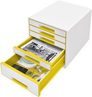 Ladenbox Leitz WOW 5 laden wit/geel-2