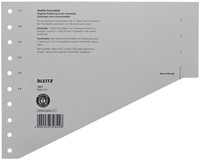 Scheidingsbladen Leitz A4 karton 200gr 11-gaats grijs