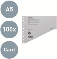 Scheidingsbladen Leitz A4 karton 200gr 11-gaats grijs-8