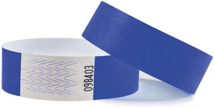 Polsband Combicraft tyvek blauw pk/100