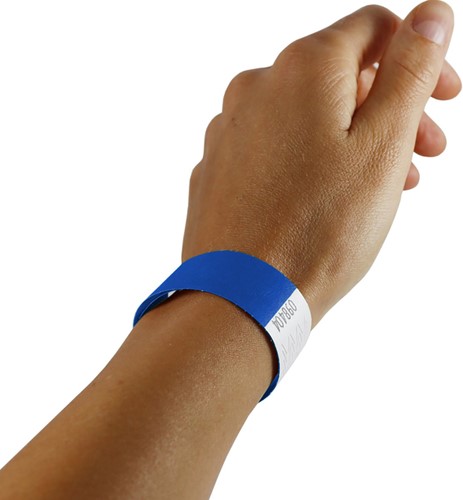 Polsband Combicraft tyvek blauw pk/100-3