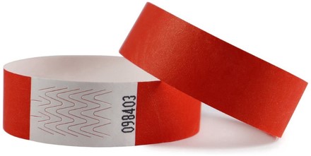 Polsband Combicraft tyvek rood pk/100