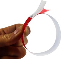 Polsband Combicraft tyvek rood pk/100-2
