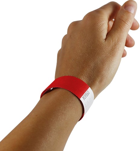 Polsband Combicraft tyvek rood pk/100-3