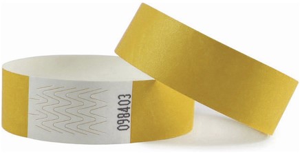 Polsband Combicraft tyvek geel pk/100