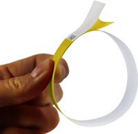 Polsband Combicraft tyvek geel pk/100-2